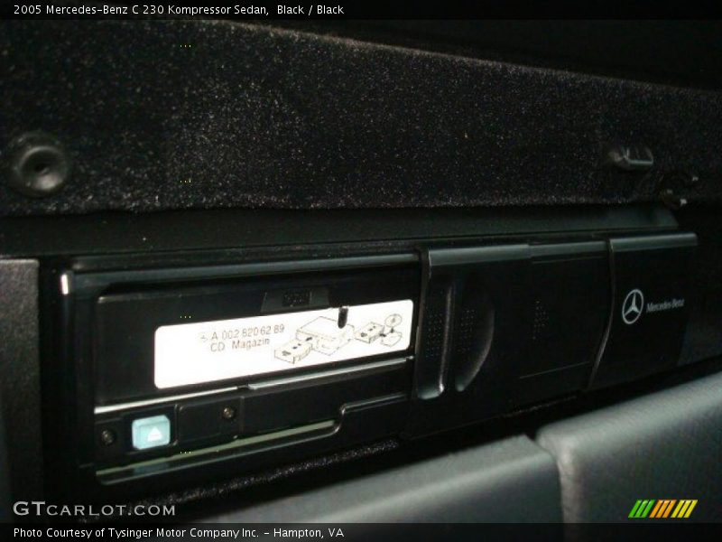 Black / Black 2005 Mercedes-Benz C 230 Kompressor Sedan