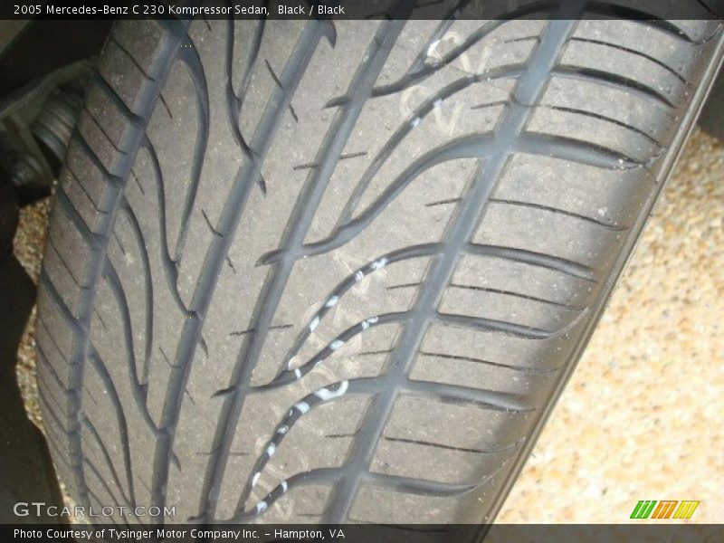 Black / Black 2005 Mercedes-Benz C 230 Kompressor Sedan