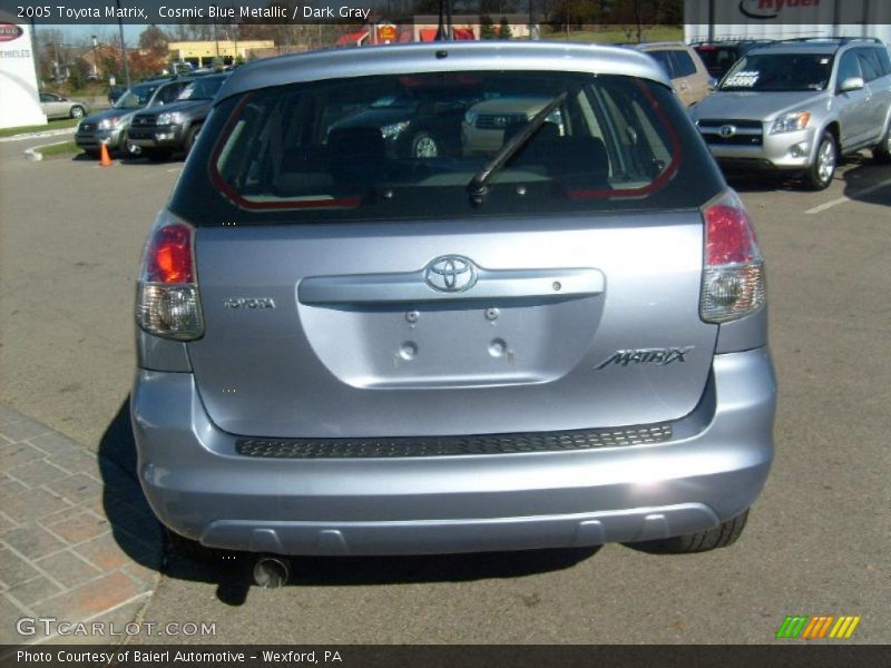 Cosmic Blue Metallic / Dark Gray 2005 Toyota Matrix