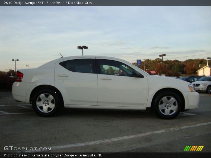 Stone White / Dark Slate Gray 2010 Dodge Avenger SXT