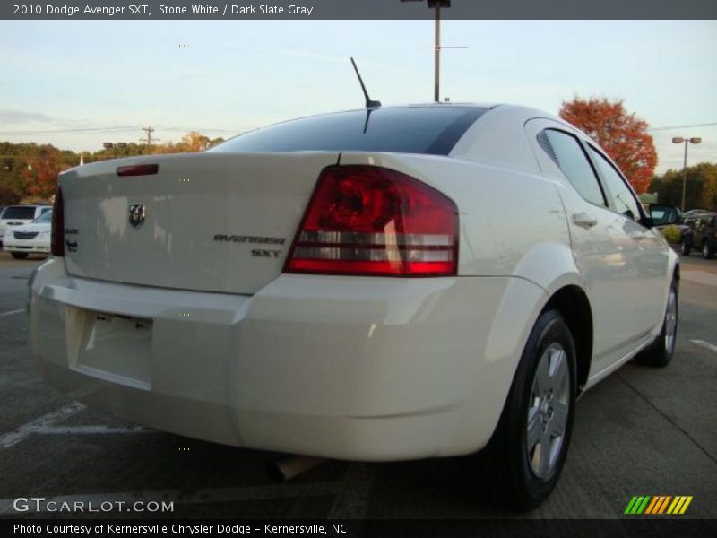 Stone White / Dark Slate Gray 2010 Dodge Avenger SXT