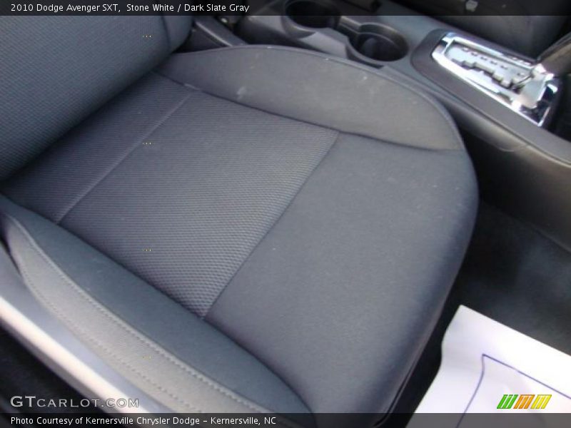 Stone White / Dark Slate Gray 2010 Dodge Avenger SXT