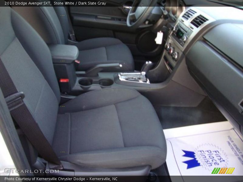 Stone White / Dark Slate Gray 2010 Dodge Avenger SXT
