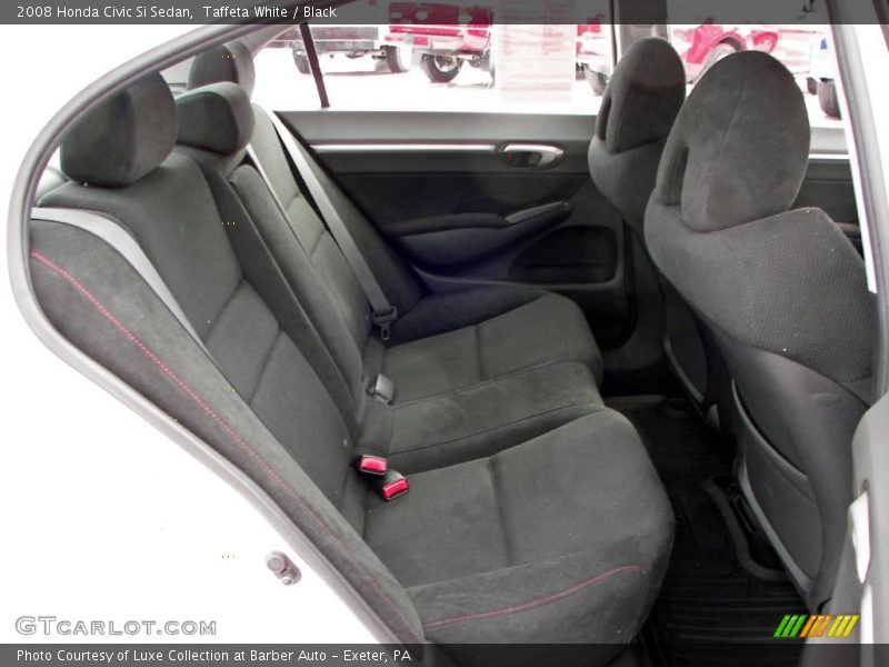 Taffeta White / Black 2008 Honda Civic Si Sedan