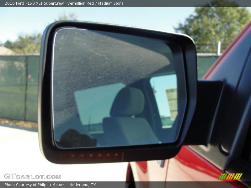 Vermillion Red / Medium Stone 2010 Ford F150 XLT SuperCrew