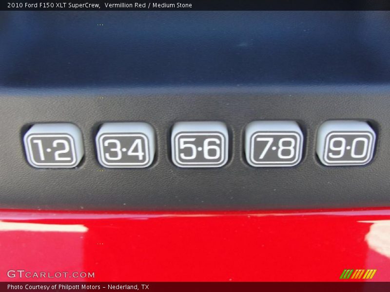 Vermillion Red / Medium Stone 2010 Ford F150 XLT SuperCrew