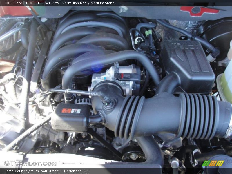 Vermillion Red / Medium Stone 2010 Ford F150 XLT SuperCrew