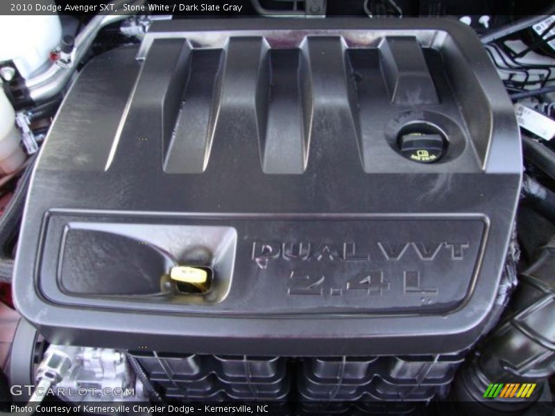 Stone White / Dark Slate Gray 2010 Dodge Avenger SXT