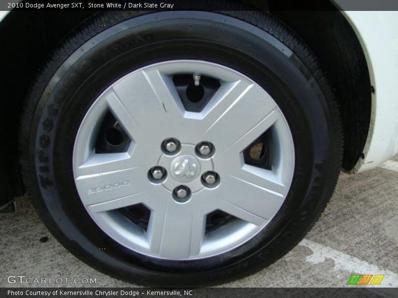 Stone White / Dark Slate Gray 2010 Dodge Avenger SXT