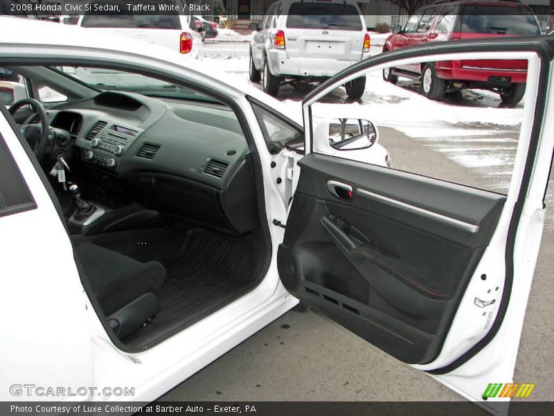 Taffeta White / Black 2008 Honda Civic Si Sedan