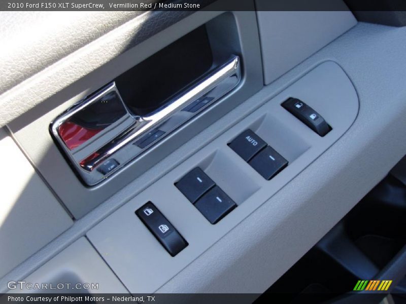 Vermillion Red / Medium Stone 2010 Ford F150 XLT SuperCrew