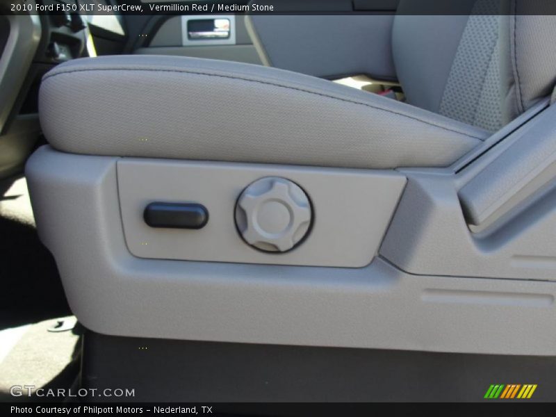 Vermillion Red / Medium Stone 2010 Ford F150 XLT SuperCrew