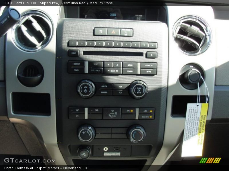 Vermillion Red / Medium Stone 2010 Ford F150 XLT SuperCrew