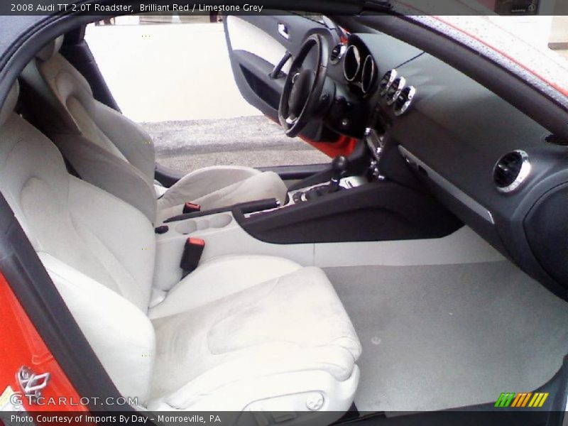  2008 TT 2.0T Roadster Limestone Grey Interior