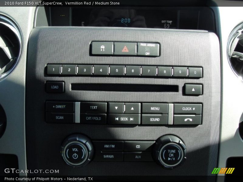 Vermillion Red / Medium Stone 2010 Ford F150 XLT SuperCrew