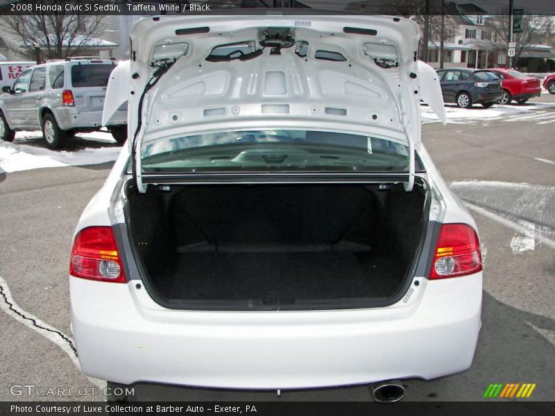 Taffeta White / Black 2008 Honda Civic Si Sedan