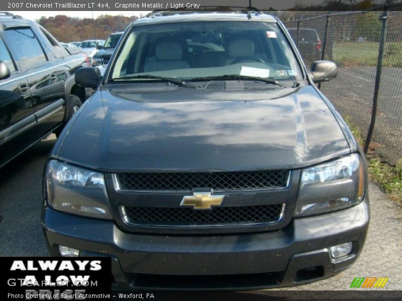 Graphite Metallic / Light Gray 2007 Chevrolet TrailBlazer LT 4x4