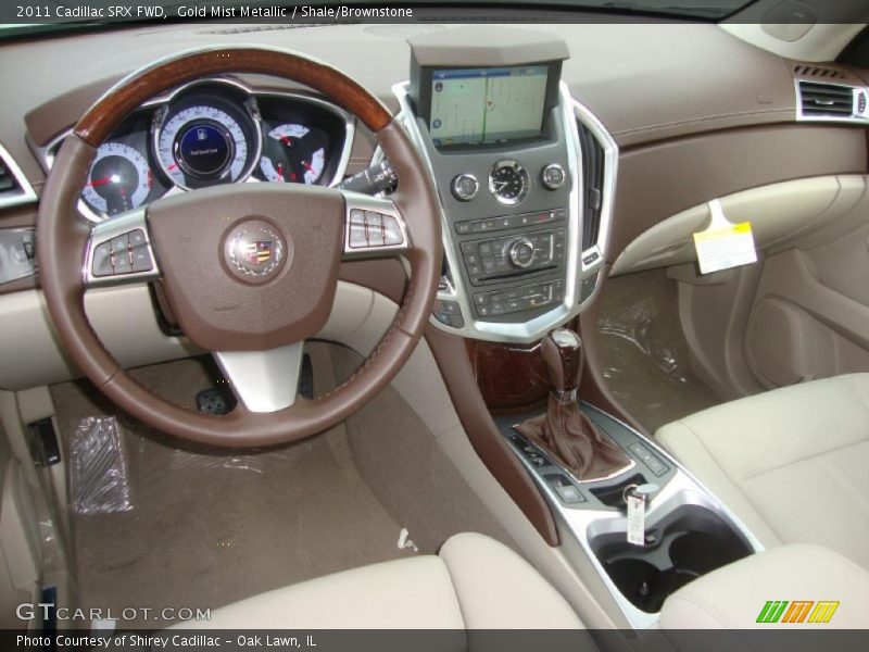 Gold Mist Metallic / Shale/Brownstone 2011 Cadillac SRX FWD