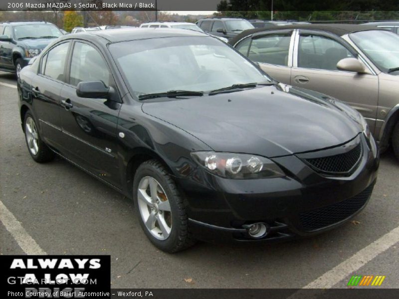 Black Mica / Black 2006 Mazda MAZDA3 s Sedan