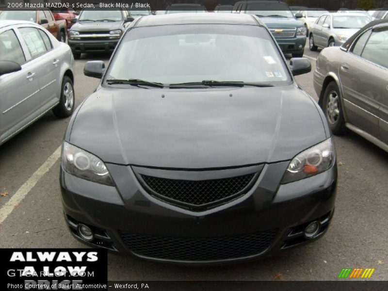 Black Mica / Black 2006 Mazda MAZDA3 s Sedan