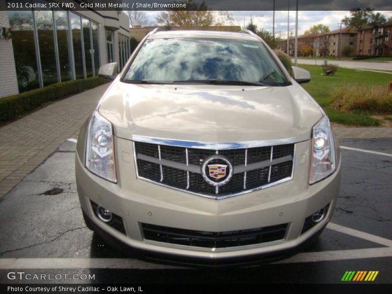 Gold Mist Metallic / Shale/Brownstone 2011 Cadillac SRX FWD