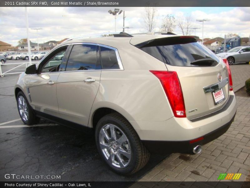 Gold Mist Metallic / Shale/Brownstone 2011 Cadillac SRX FWD