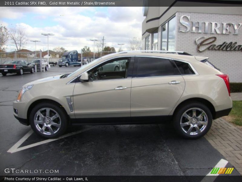 Gold Mist Metallic / Shale/Brownstone 2011 Cadillac SRX FWD