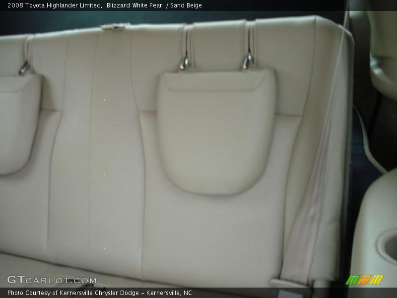  2008 Highlander Limited Sand Beige Interior