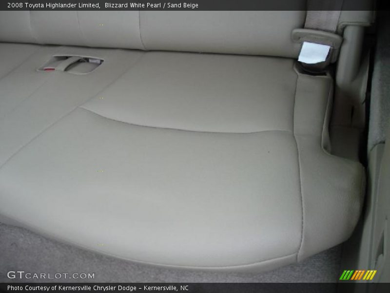  2008 Highlander Limited Sand Beige Interior