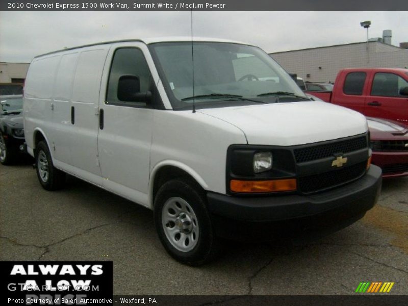 Summit White / Medium Pewter 2010 Chevrolet Express 1500 Work Van