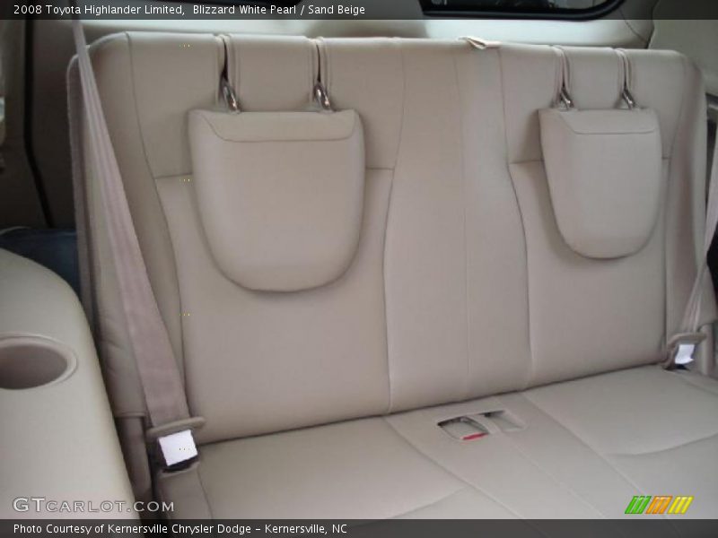  2008 Highlander Limited Sand Beige Interior