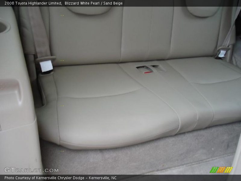  2008 Highlander Limited Sand Beige Interior