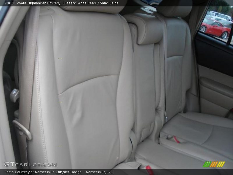  2008 Highlander Limited Sand Beige Interior