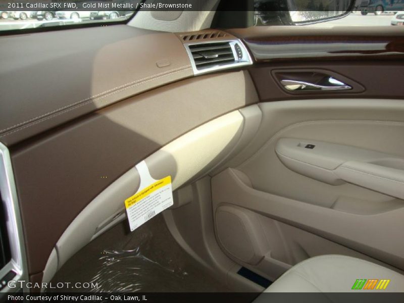 Gold Mist Metallic / Shale/Brownstone 2011 Cadillac SRX FWD