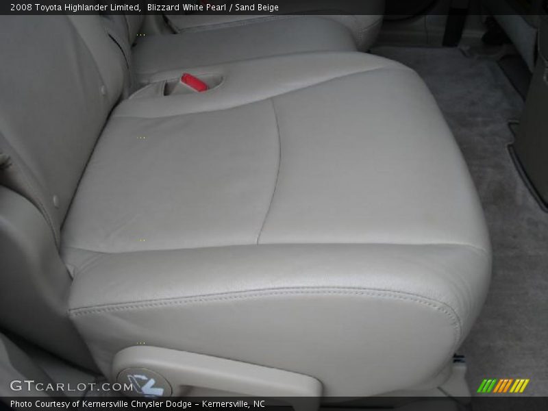  2008 Highlander Limited Sand Beige Interior