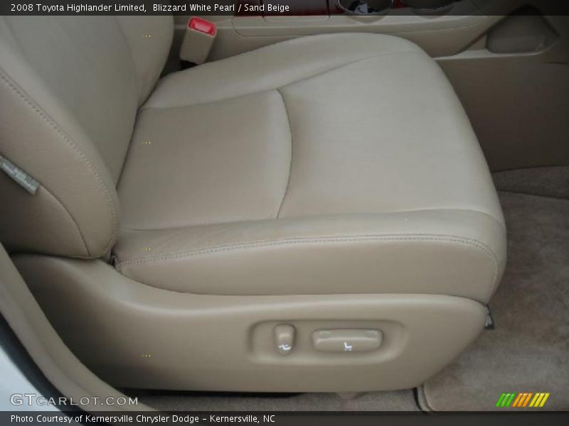  2008 Highlander Limited Sand Beige Interior