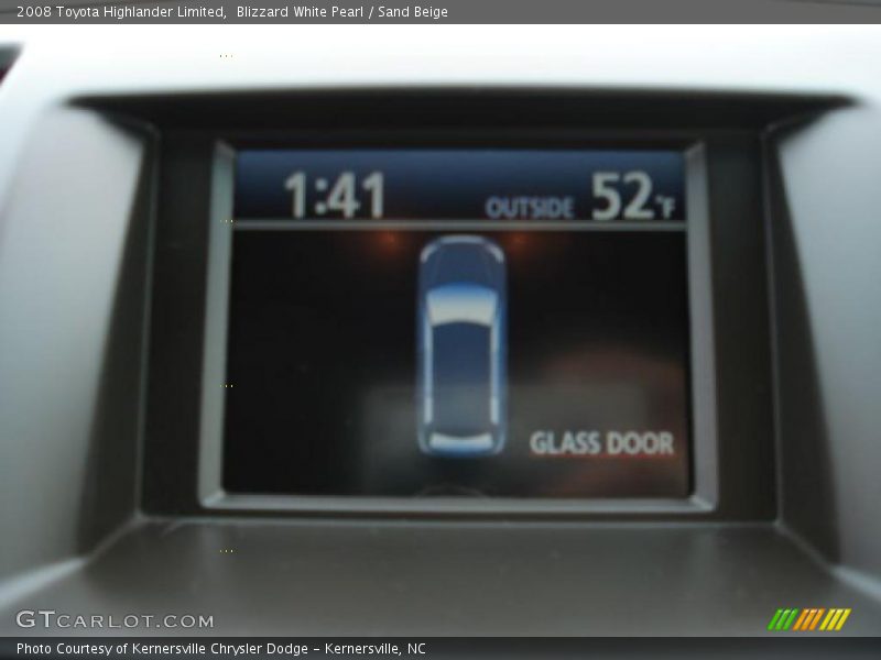 Blizzard White Pearl / Sand Beige 2008 Toyota Highlander Limited