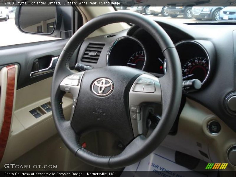  2008 Highlander Limited Steering Wheel