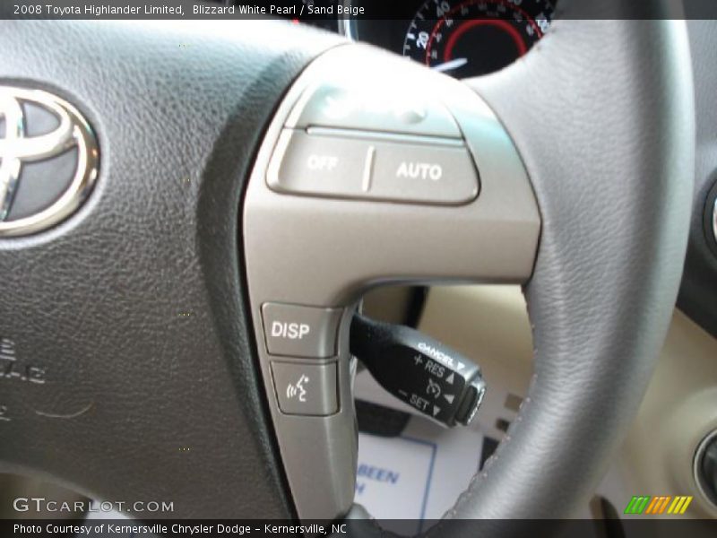 Controls of 2008 Highlander Limited