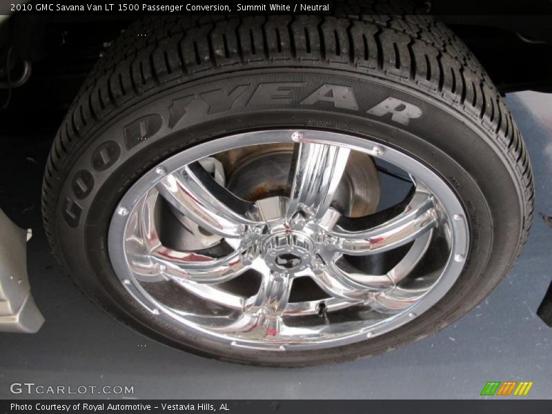 Custom Wheels of 2010 Savana Van LT 1500 Passenger Conversion