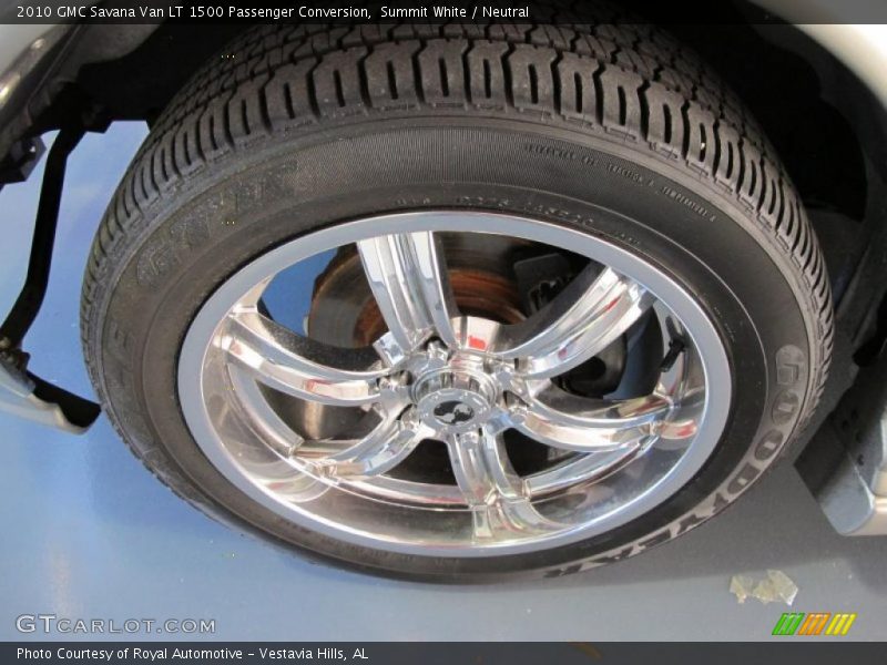 Custom Wheels of 2010 Savana Van LT 1500 Passenger Conversion