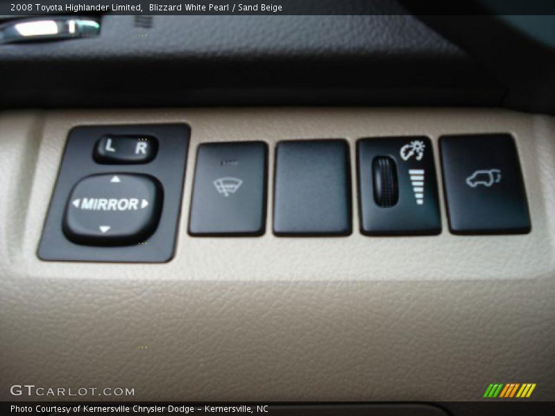 Controls of 2008 Highlander Limited