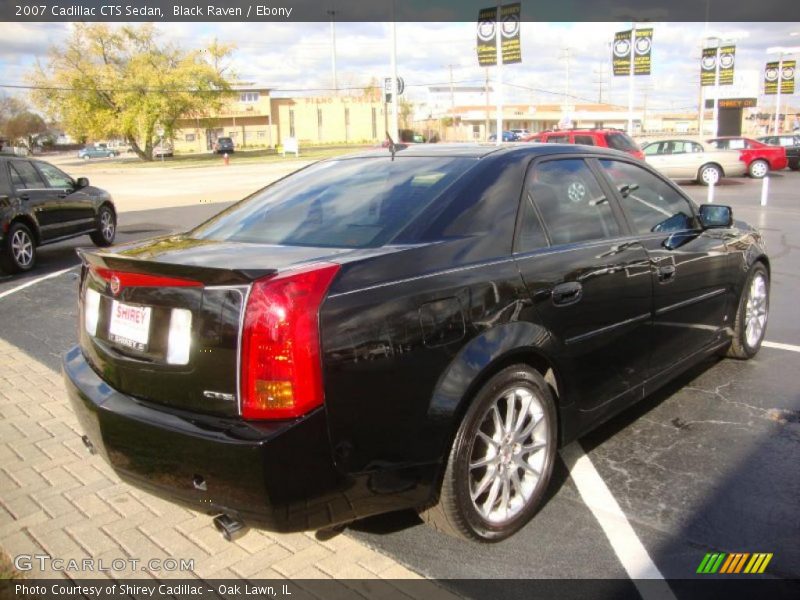 Black Raven / Ebony 2007 Cadillac CTS Sedan