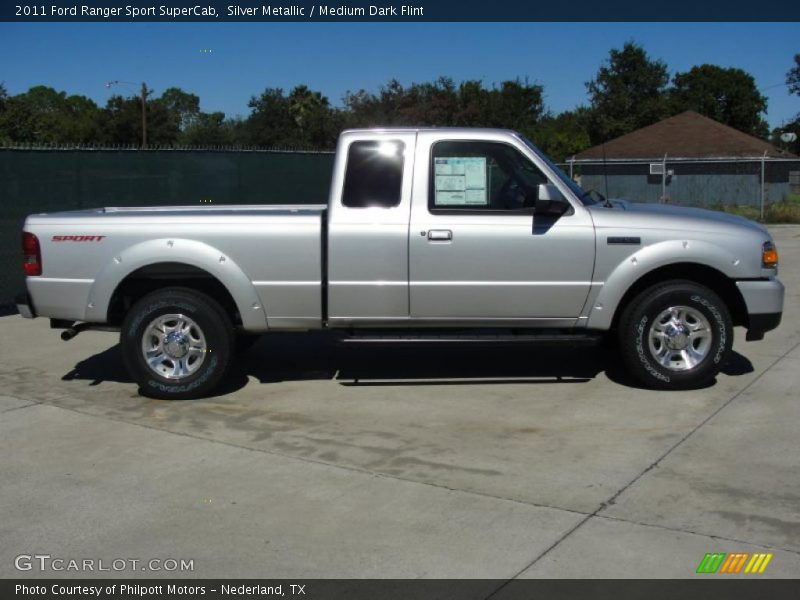  2011 Ranger Sport SuperCab Silver Metallic
