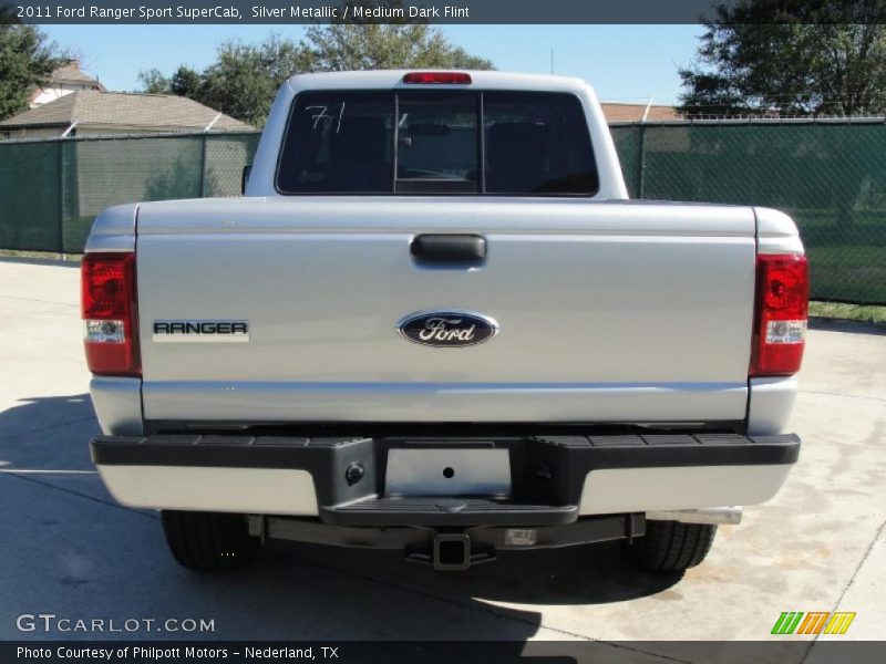 Silver Metallic / Medium Dark Flint 2011 Ford Ranger Sport SuperCab