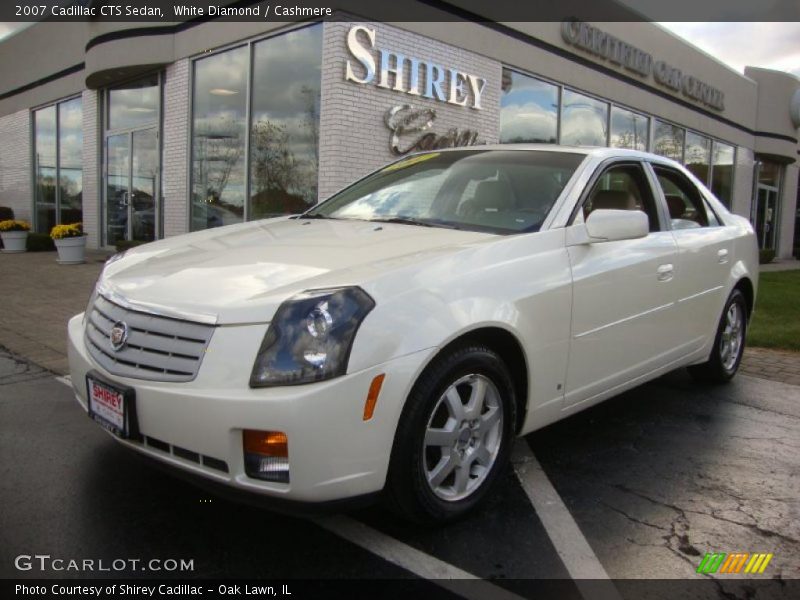 White Diamond / Cashmere 2007 Cadillac CTS Sedan