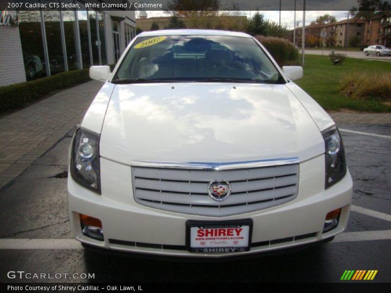 White Diamond / Cashmere 2007 Cadillac CTS Sedan