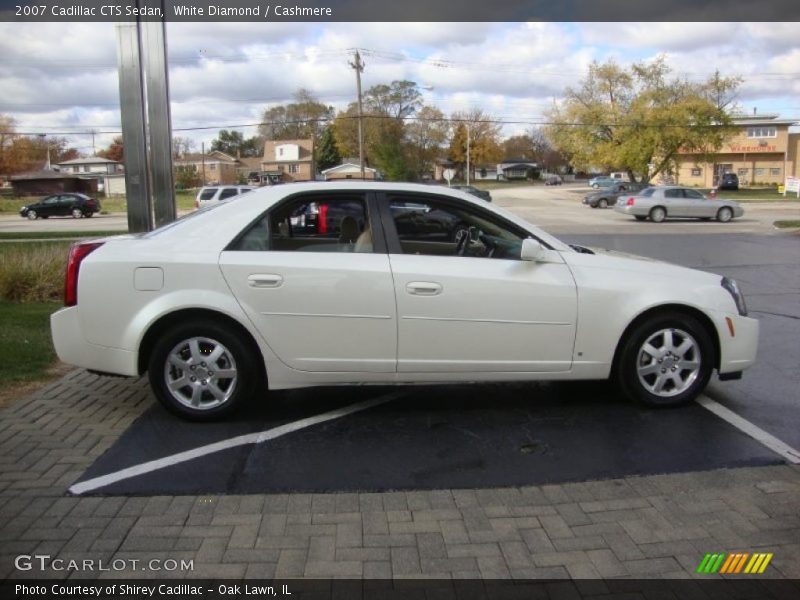 White Diamond / Cashmere 2007 Cadillac CTS Sedan