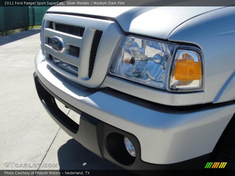 Silver Metallic / Medium Dark Flint 2011 Ford Ranger Sport SuperCab