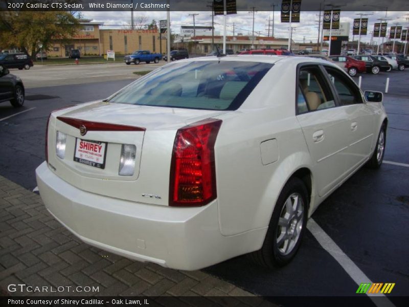 White Diamond / Cashmere 2007 Cadillac CTS Sedan